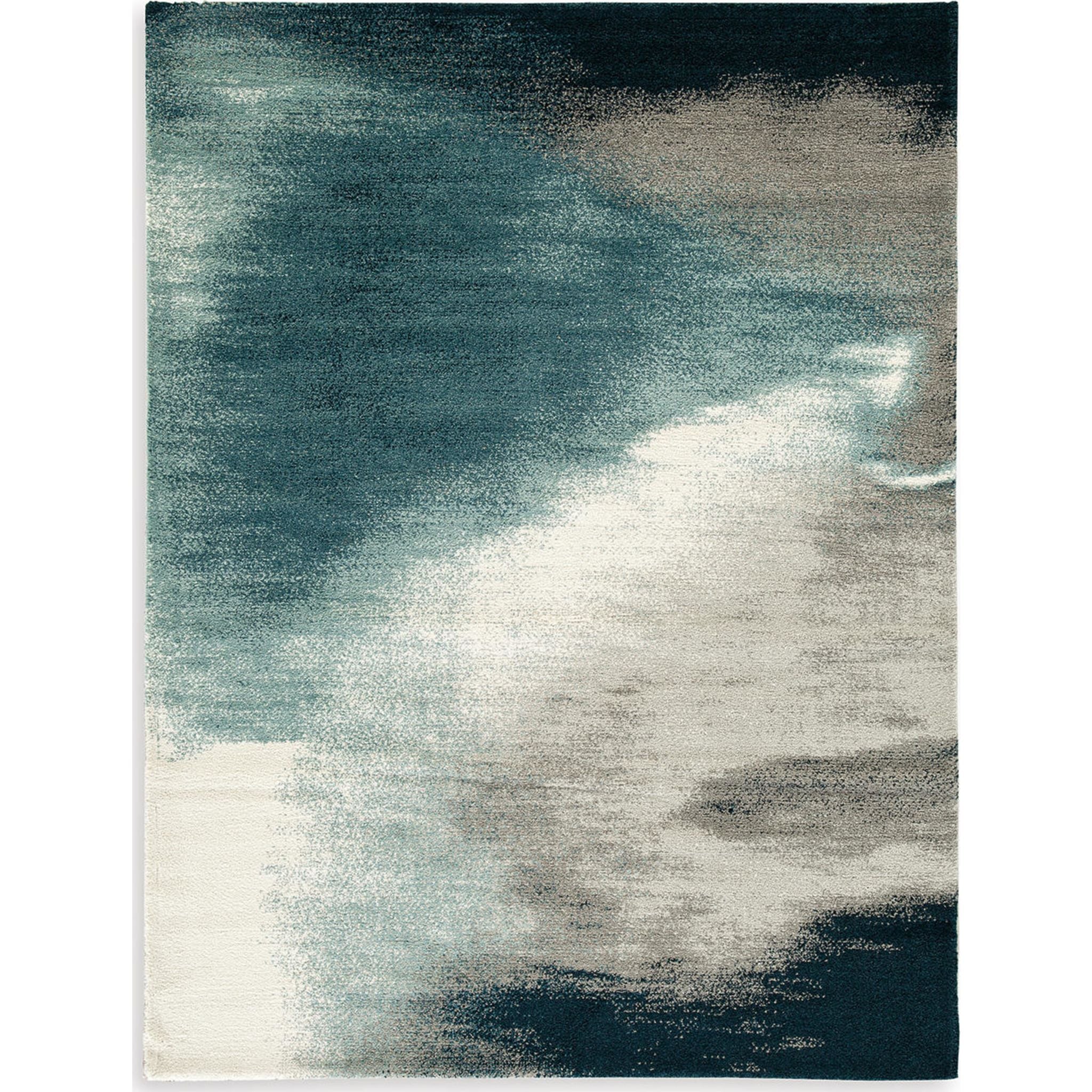 Brentward Soft Plush Area Rug - Non-Slip Living Room Carpet for Home Decor, Bedroom, Office - 5x7 Feet, Grey