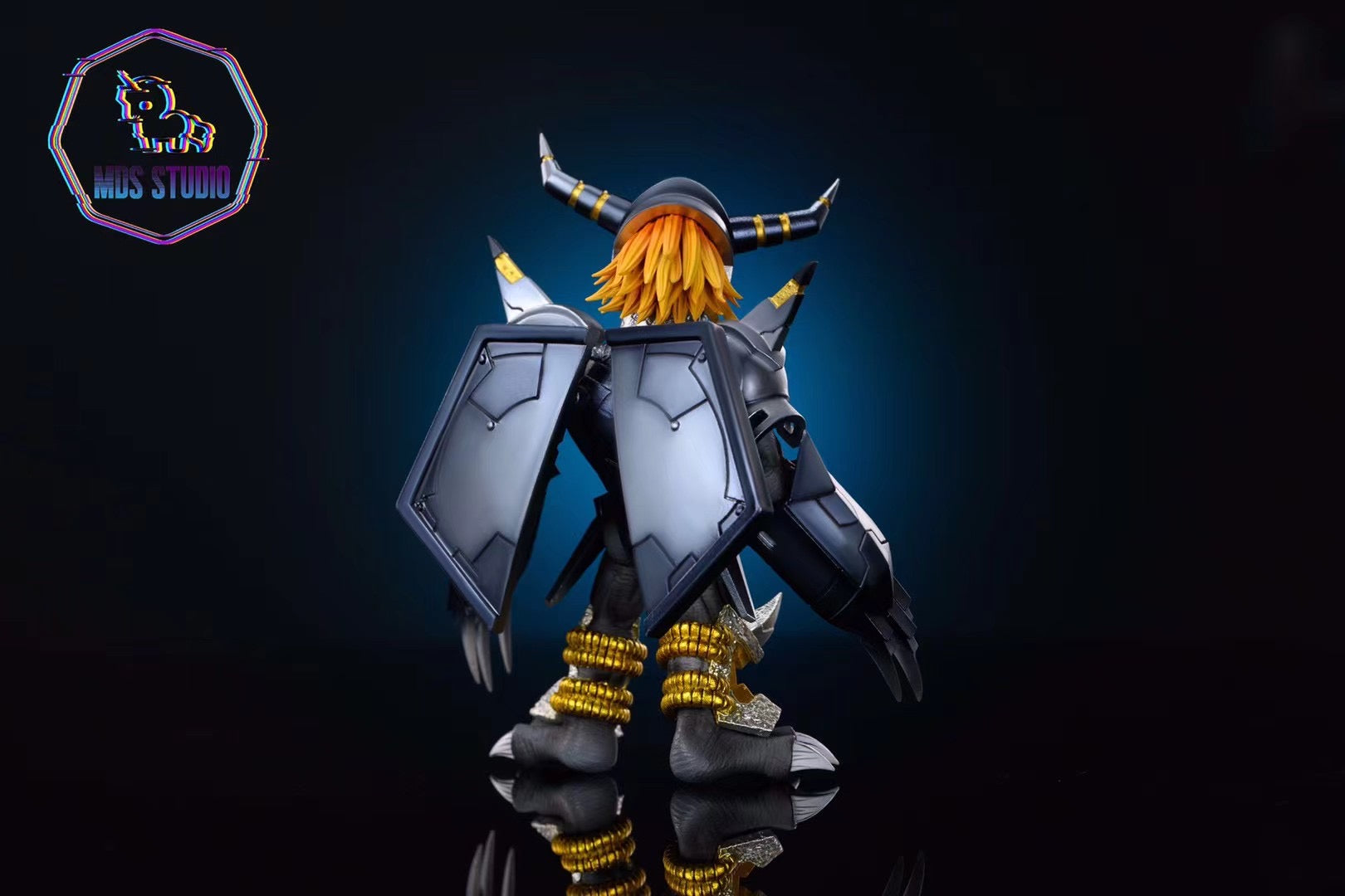 MDS Studio WarGreymon, BlackWarGreymon & Koromon Action Figures - Digimon Collectible Toys for Fans | Perfect for Display, Gift Giving & Anime Collections