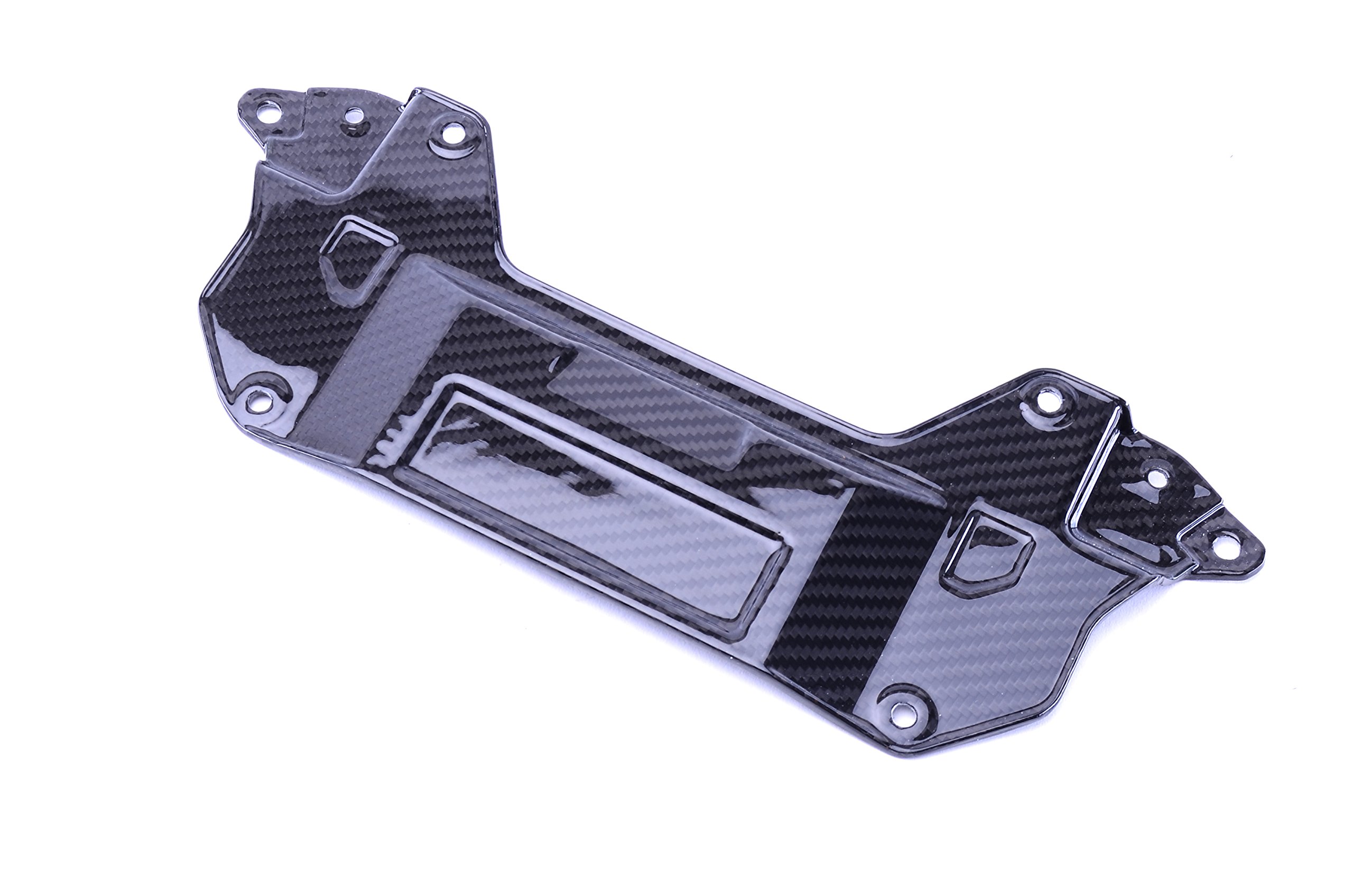 Bestem Carbon Fiber Seat Bracket Battery Holder Cover Fairing Twill for 2015-2018 Yamaha R1 | Lightweight Motorcycle Accessory for Racing & Street Performance