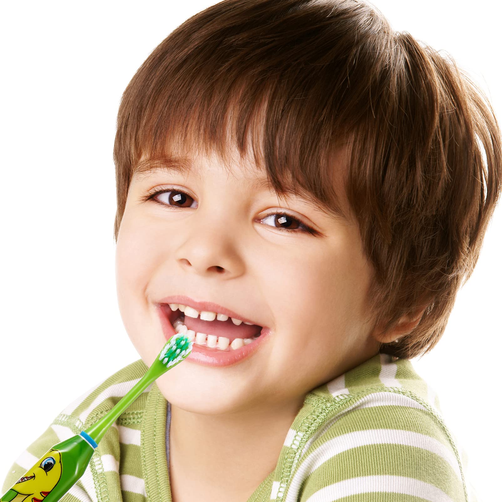 Healifty Kids Electric Toothbrush Set - Battery Powered Toothbrush for Boys & Girls with 3 Color Options - Perfect for Home, Travel & School Dental Care