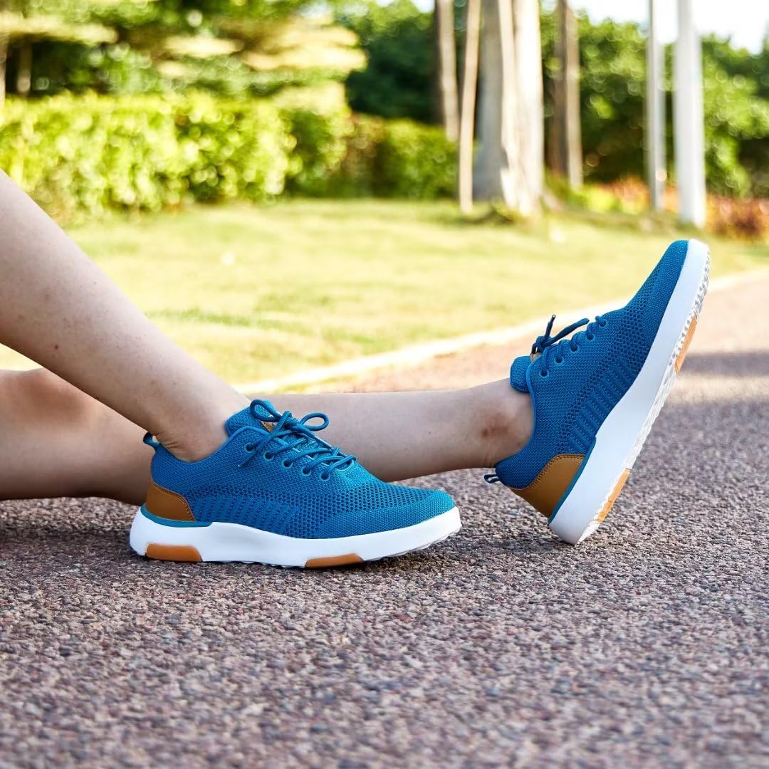 OrthoComfoot Women's Orthopedic Sneakers for Plantar Fasciitis Relief - Comfortable Arch Support Walking Shoes with Orthotic Insoles for Foot & Heel Pain - Fashionable Casual Supportive Sneakers for Work, Travel & Daily Wear