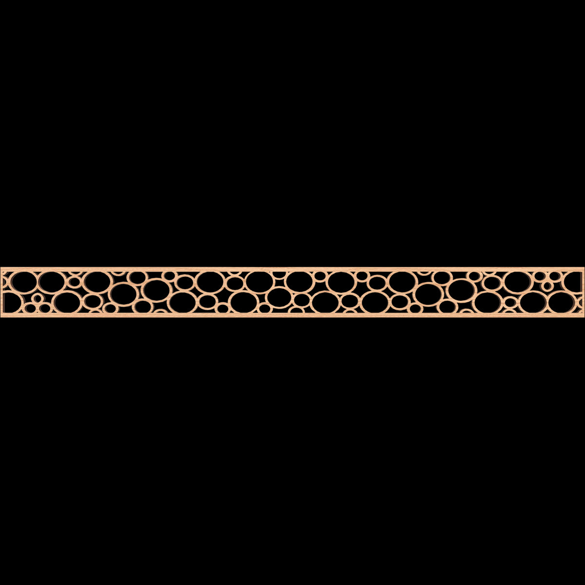 Hemingway Fretwork Moulding - Decorative Wood Trim for Home & Furniture - Perfect for DIY Projects, Wall Paneling, and Cabinet Accents