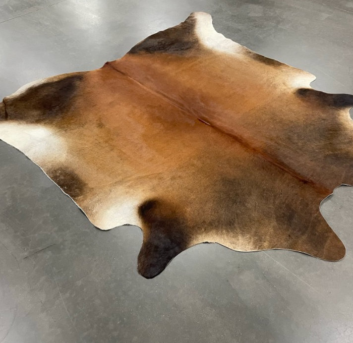 Premium Watusi Brown Cowhide Leather - Genuine, Durable & Soft for DIY Crafts, Upholstery, Fashion Accessories & Home Decor
