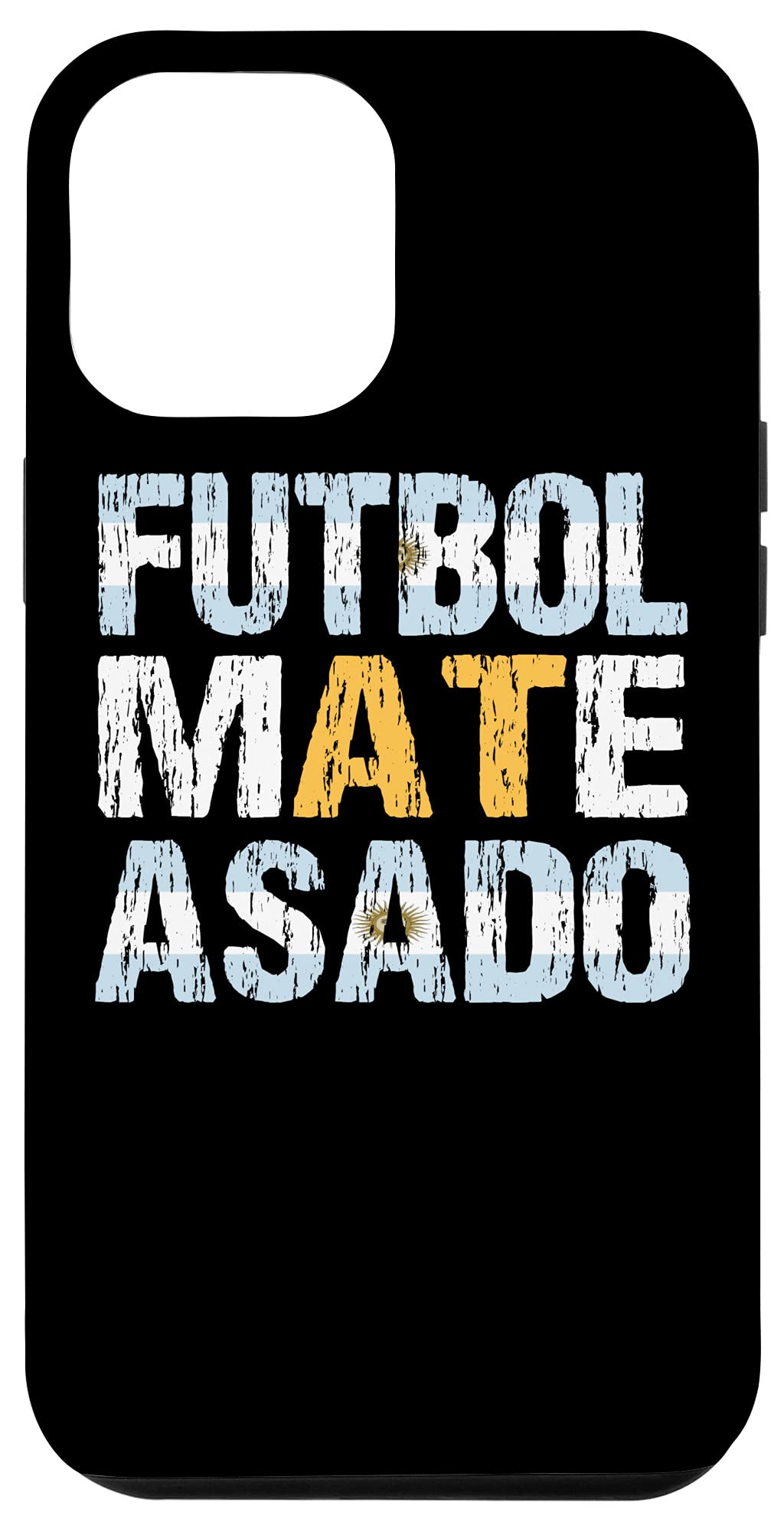 iPhone 12 Pro Max Case - Funny Argentinian Pride Soccer Mate Asado Design - Perfect for Football Fans & BBQ Lovers - Durable Protective Cover for Daily Use, Travel & Sports Events