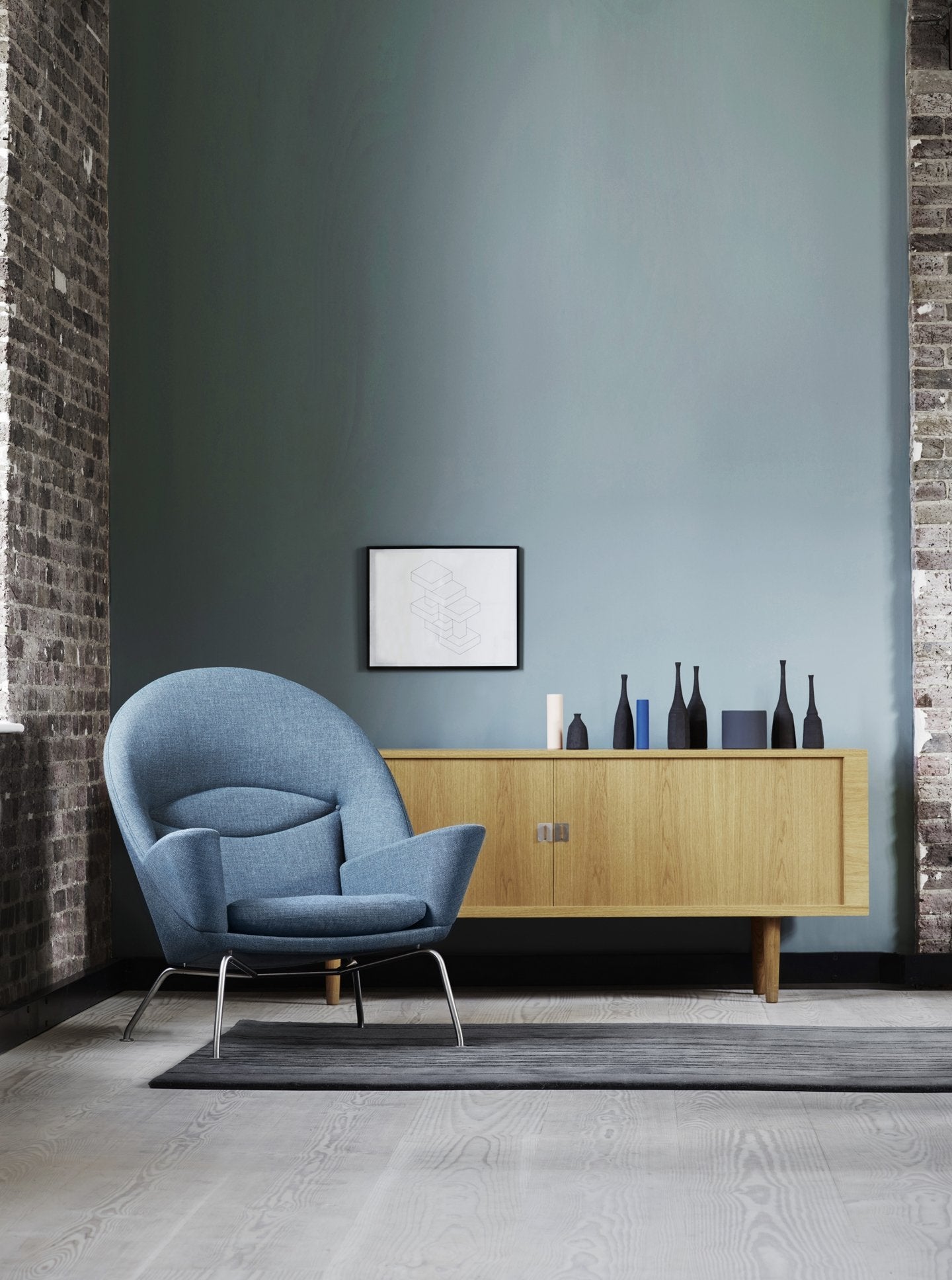 Carl Hansen & Son CH825 Credenza - Mid-Century Modern Wooden Sideboard for Dining Room & Living Room Storage