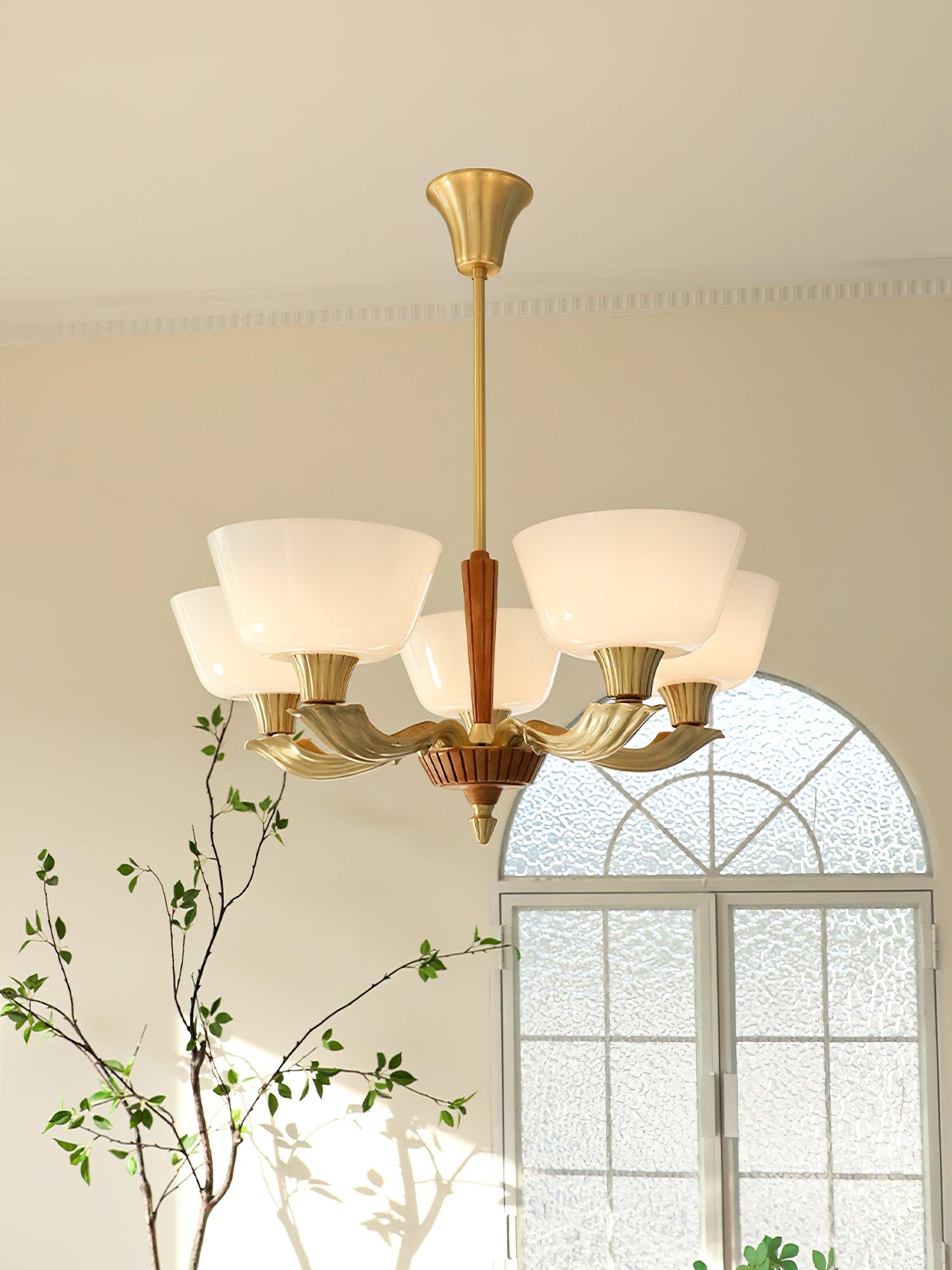 Ascher Chandelier - Modern Crystal Ceiling Light Fixture for Dining Room, Living Room & Bedroom | Elegant Lighting Decor for Home & Office