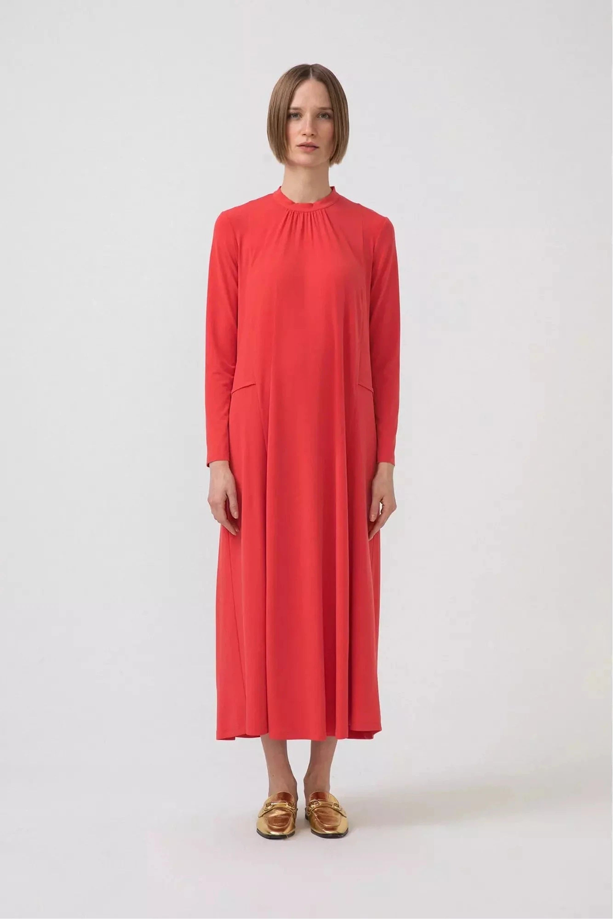 Premium Quality Jersey Dress for Women - Soft & Comfortable Casual Wear - Perfect for Everyday Outfits, Work, and Weekend Outings