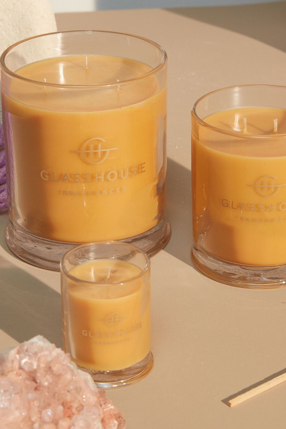 60g Triple Scented A Tahaa Affair Candle - Long Lasting Vanilla, Coconut & Caramel Fragrance for Home, Bathroom & Relaxation