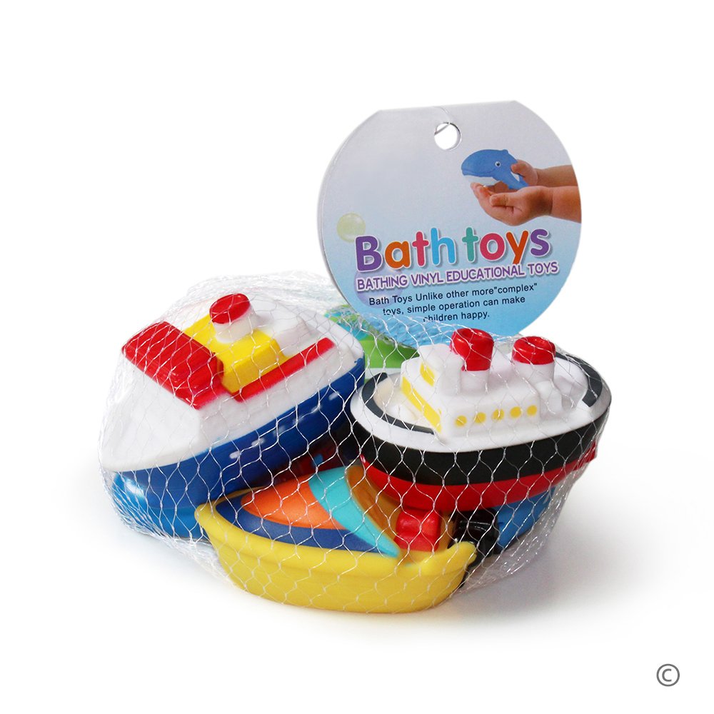 **6PCS Bathtub Floating Bath Toys for Toddlers - Soft Baby Bath Time Boat & Learning Water Toys for Kids - Fun Bathroom Playtime & Sensory Development**    *(Perfect for bathtime fun, sensory play, and early learning in the bathroom!)*
