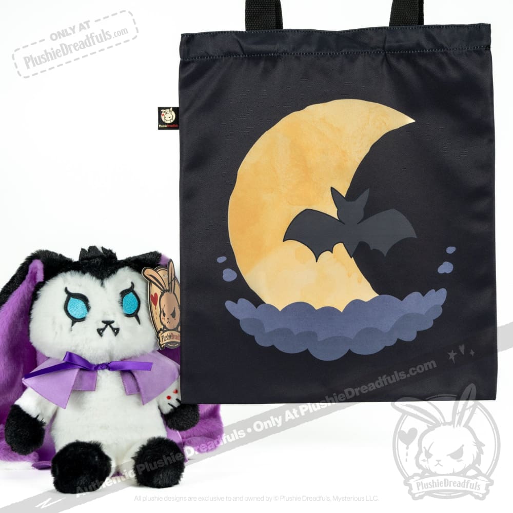 Plushie Dreadfuls Bunny Lugosi - Vampire Bunny Stuffed Animal Toy | Cute Gothic Plush for Halloween Decor, Horror Collectors & Unique Gifts