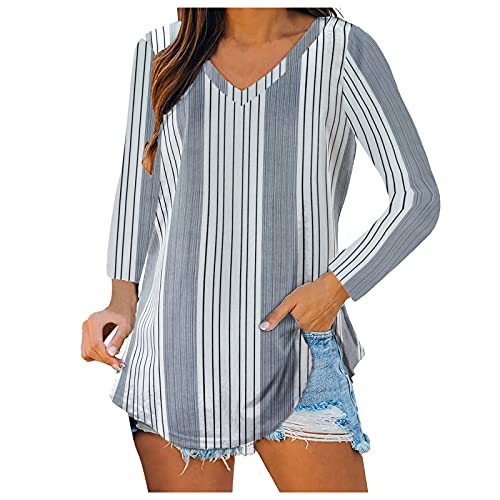 Junior T-Shirt for Teen Girls & Women | V-Neck Blouse & Basic Party Top | Plus Size Spring T-Shirts for Women (White-2, L) | Perfect for Casual Wear, Parties & Everyday Outfits