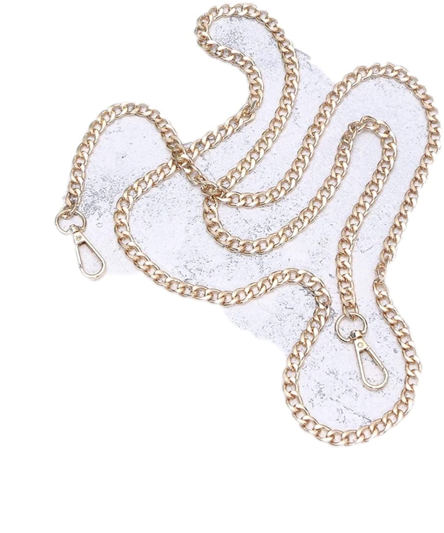 Urban Creation Gold Handbag Chain Strap - Adjustable Shoulder Strap for Women's Purses & Handbags - 1PC - Perfect for Evening Bags, Crossbody Bags & Fashion Accessories