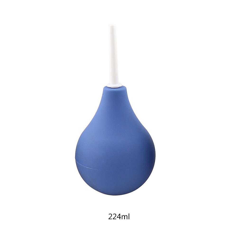 **Blue 89ml Silicone Rectal Syringe - Anal Enema Douche for Colon Cleansing & Vaginal Cleaning | Gentle & Hygienic | Perfect for Home Use, Travel & Medical Needs**