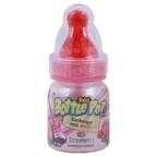 Topps Baby Bottle Pop Candy - 12 Pack | Fun Lollipop Treat for Kids Birthday Parties, Halloween Goodie Bags & Classroom Rewards | Strawberry Flavored Suckers with Dipping Powder