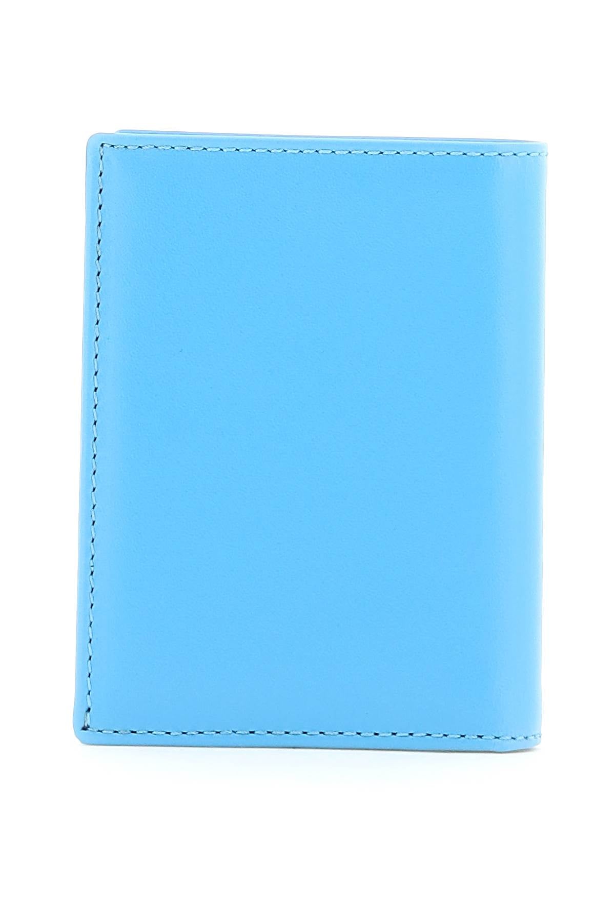 Comme des Garcons Genuine Leather Small Bifold Wallet for Men - Slim Minimalist RFID Blocking Card Holder for Everyday Use