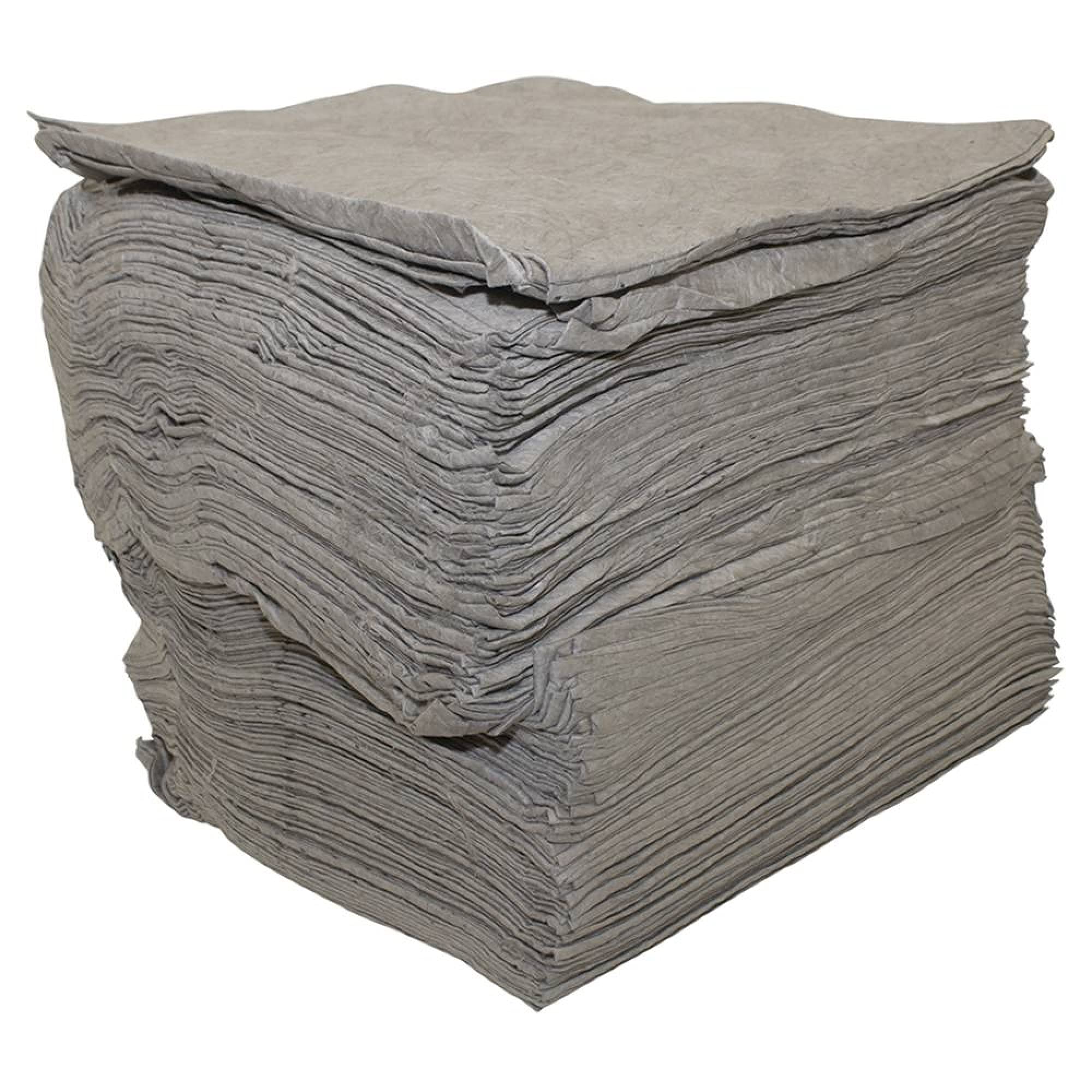 Stens 751-090 Universal Absorbent Sorbent Pad - Grey | Oil & Chemical Spill Cleanup for Garage, Workshop & Industrial Use