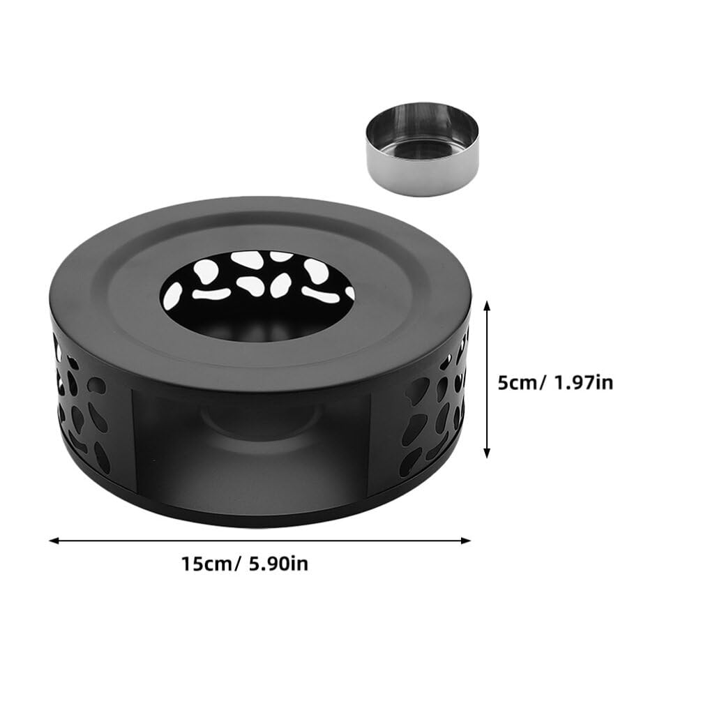 Premium Stainless Steel Teapot Warmer - Electric Tea Kettle Base Warmer for Perfect Tea Temperature | Ideal for Home, Office & Tea Ceremonies | Preserves Tea Flavor & Warmth