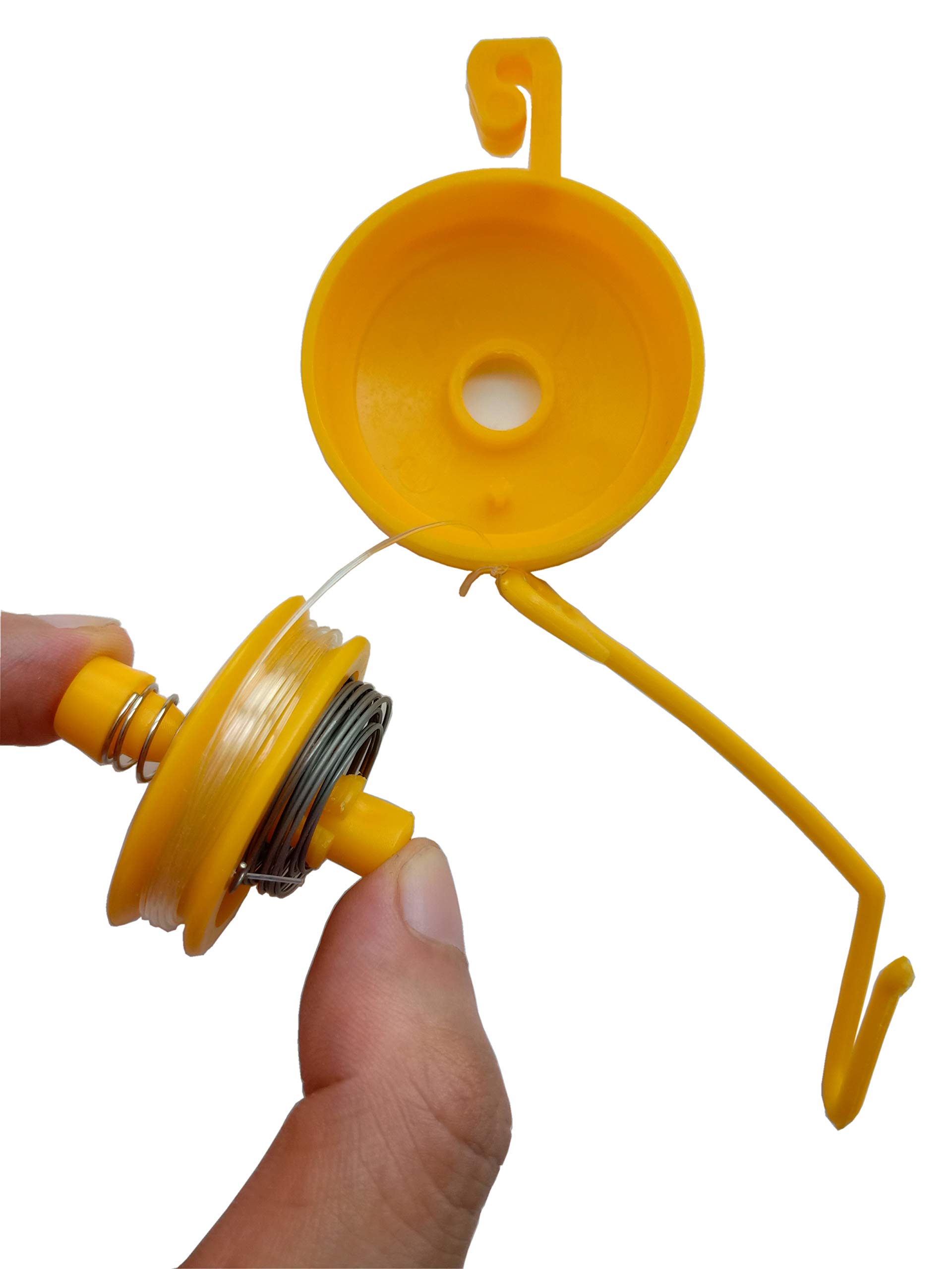 Adjustable Plant Yoyo Grow Hanger with Stopper - 10 Pack Indoor Plant Support for Hanging Baskets, Vines & Climbing Plants | Perfect for Home, Office & Garden Decor