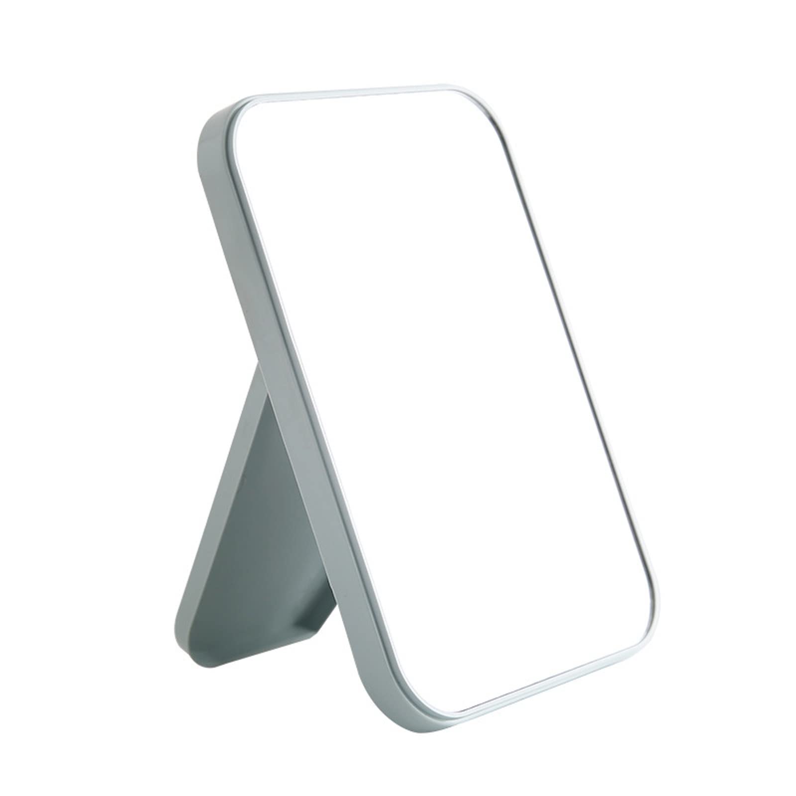 OLWICK® Foldable Makeup Mirror - Portable Desktop Vanity Mirror with 1X Magnification, Square Single-Sided Design - Perfect Travel & Home Dressing Mirror, Great Gift for Women & Girls (Blue) - Ideal for Bedroom, Bathroom & Travel Makeup Application