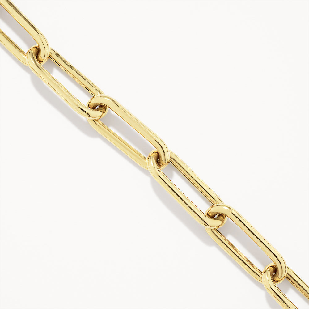 Gold Large Paperclip Toggle Necklace - Trendy Minimalist Jewelry for Women - Perfect for Office Wear, Date Nights & Everyday Fashion Accessories