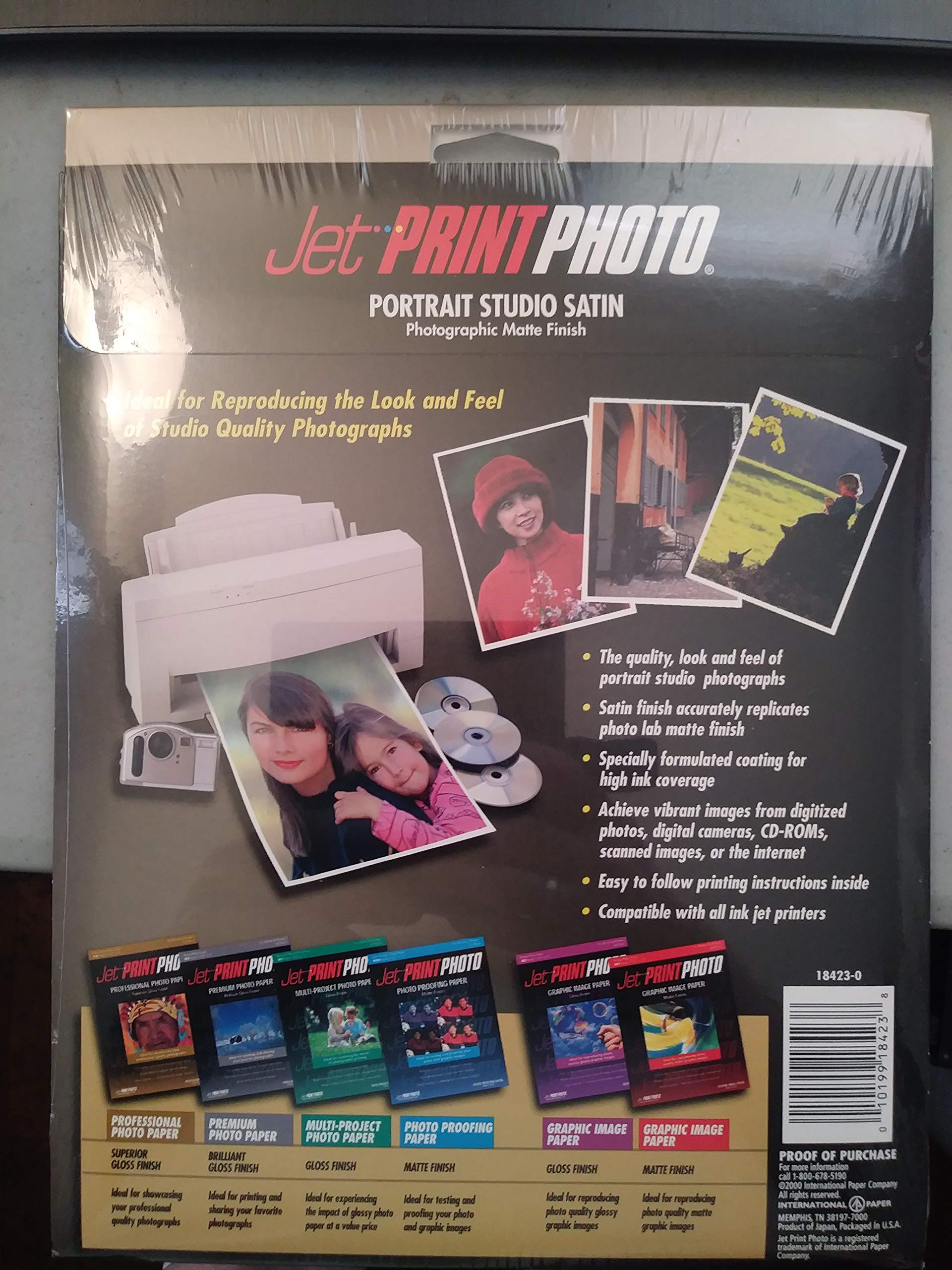 Premium Jet Print Photo Paper - Satin Finish for Stunning Prints - Ideal for Photo Albums, Framed Art & Professional Photography