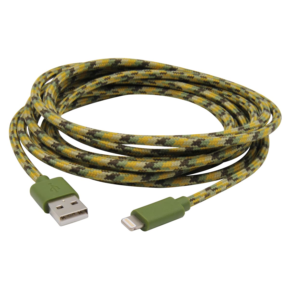 Mobile Spec MB06625 10 Ft Lightning Cable - Durable iPhone Charger Cord with Camouflage Design - Perfect for Outdoor Adventures, Travel & Home Use