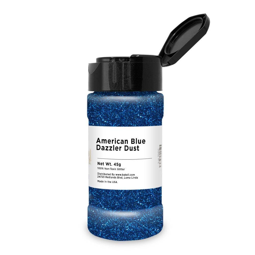 American Blue Dazzler Dust® - Premium Bulk Glitter for Crafts, DIY Projects & Cosmetics | Perfect for Slime, Nail Art, Soap Making & Resin Decorations