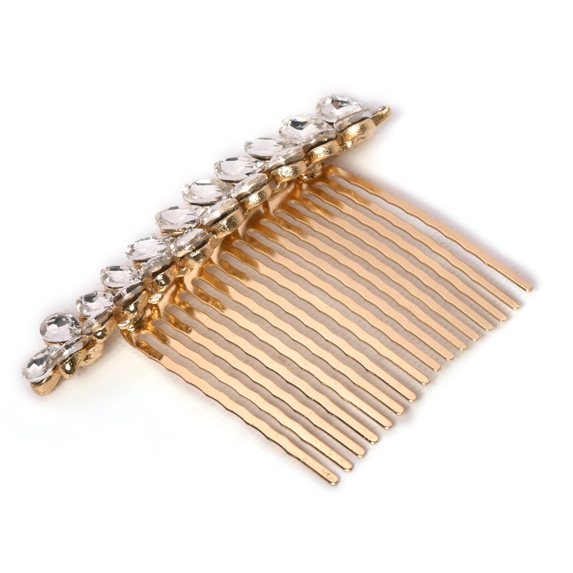 INHEAVEN Acrylic Flower Hair Clips for Women - Elegant Crystal Hair Barrettes & Comb Pins, Fashion Hair Accessories for Girls, Bridal Party, Wedding & Daily Use (Multicolor, 1pc)