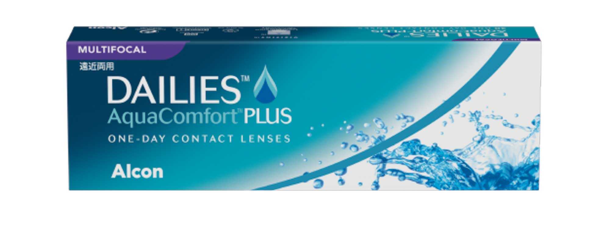 Dailies AquaComfort Plus Multifocal Contact Lenses - Monthly Disposable for Presbyopia - All-Day Comfort & Moisture - Perfect for Work, Reading & Digital Screen Use
