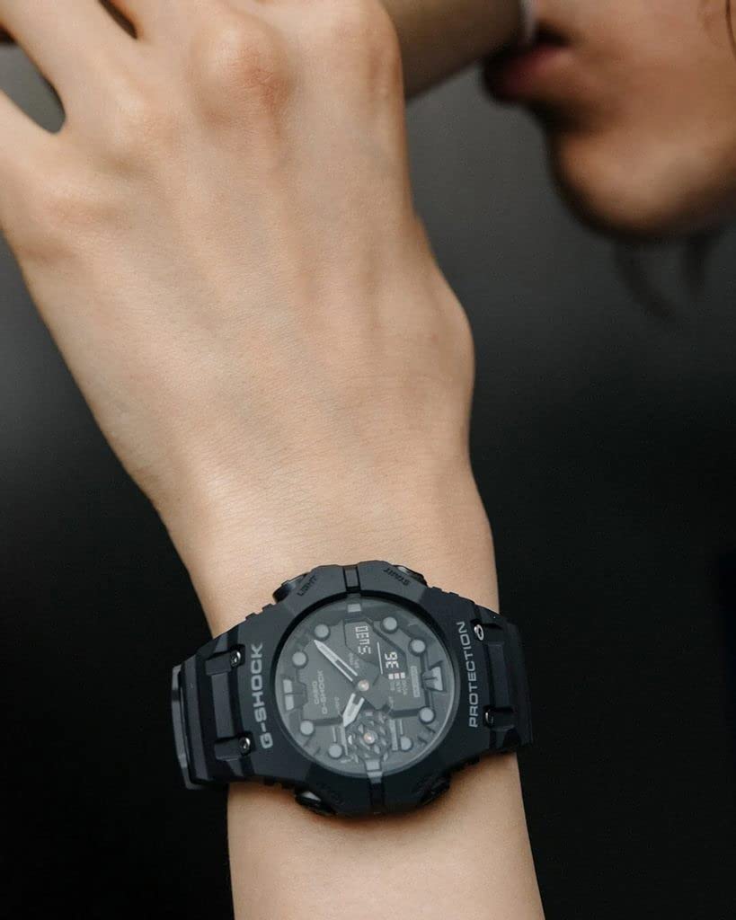 Casio GA-B001-1AER Men's Digital Analog Watch with Resin Strap - Sport, Outdoor & Everyday Wear for Active Lifestyles