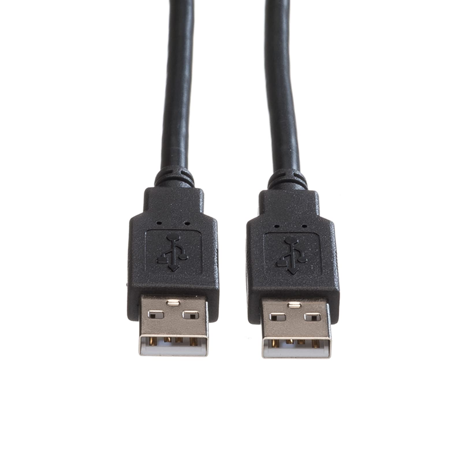 High-Speed USB 2.0 Cable A Male to A Male 4.5m (15ft) - 4-Pin Connector - Durable Black Data Transfer Cable for Computers, Printers, Scanners & External Hard Drives - Perfect for Office, Home & Gaming Setups