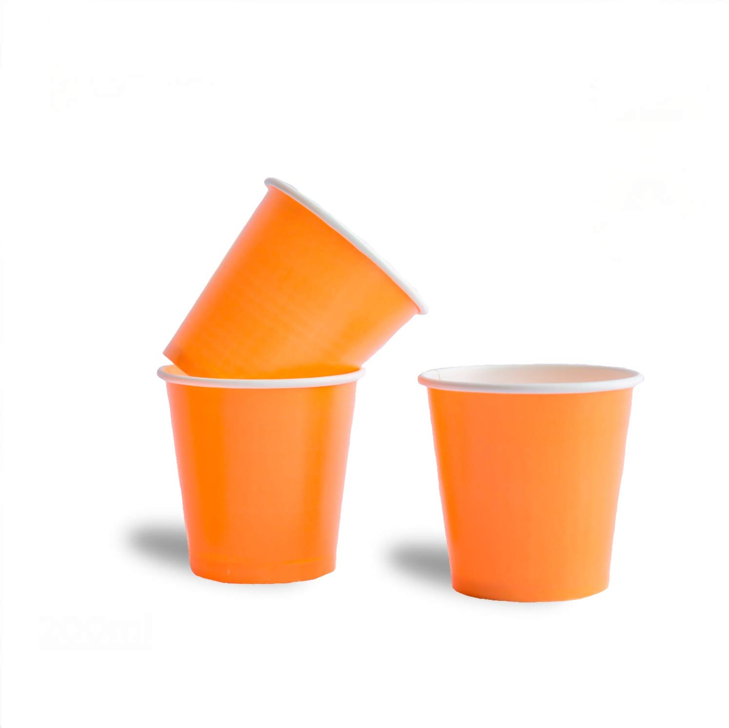 Premium 200ml (7Oz) Disposable Paper Cups - 100-Pack Assorted Colors for Hot & Cold Beverages | Party, Office, Picnic & Event Supplies | Eco-Friendly Paper Glasses for Coffee, Tea, Juice & Cocktails