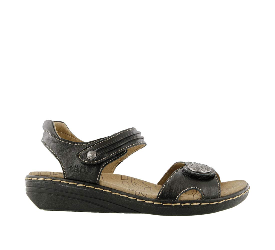 Taos Footwear Women's Escape Sandal - Comfortable Leather Walking Sandals with Arch Support | Perfect for Travel, Beach & Summer Outfits