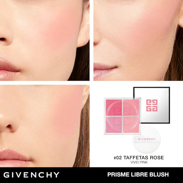 Givenchy Prisme Libre Loose Powder Blush - 12H Radiance & Long-Lasting Wear for Flawless Makeup | Perfect for Day to Night Glow & Special Occasions