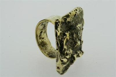 Brass Nugget Ring - Handmade Boho Jewelry for Women - Perfect for Everyday Wear, Parties & Gifts