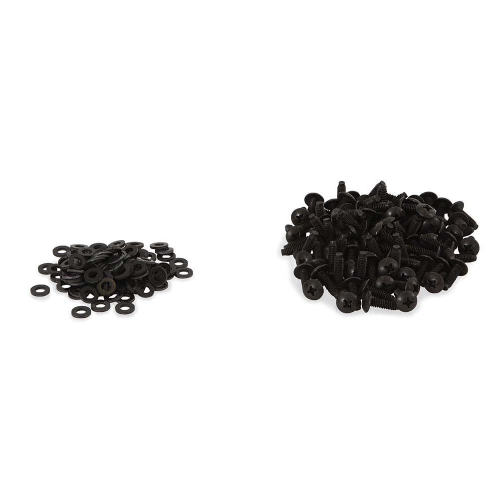 12-24 Rack with Washer Bulk (Pack of 2500) - Heavy Duty Fasteners for Construction, Automotive & Industrial Use - Durable Steel Hardware for Assembly Projects