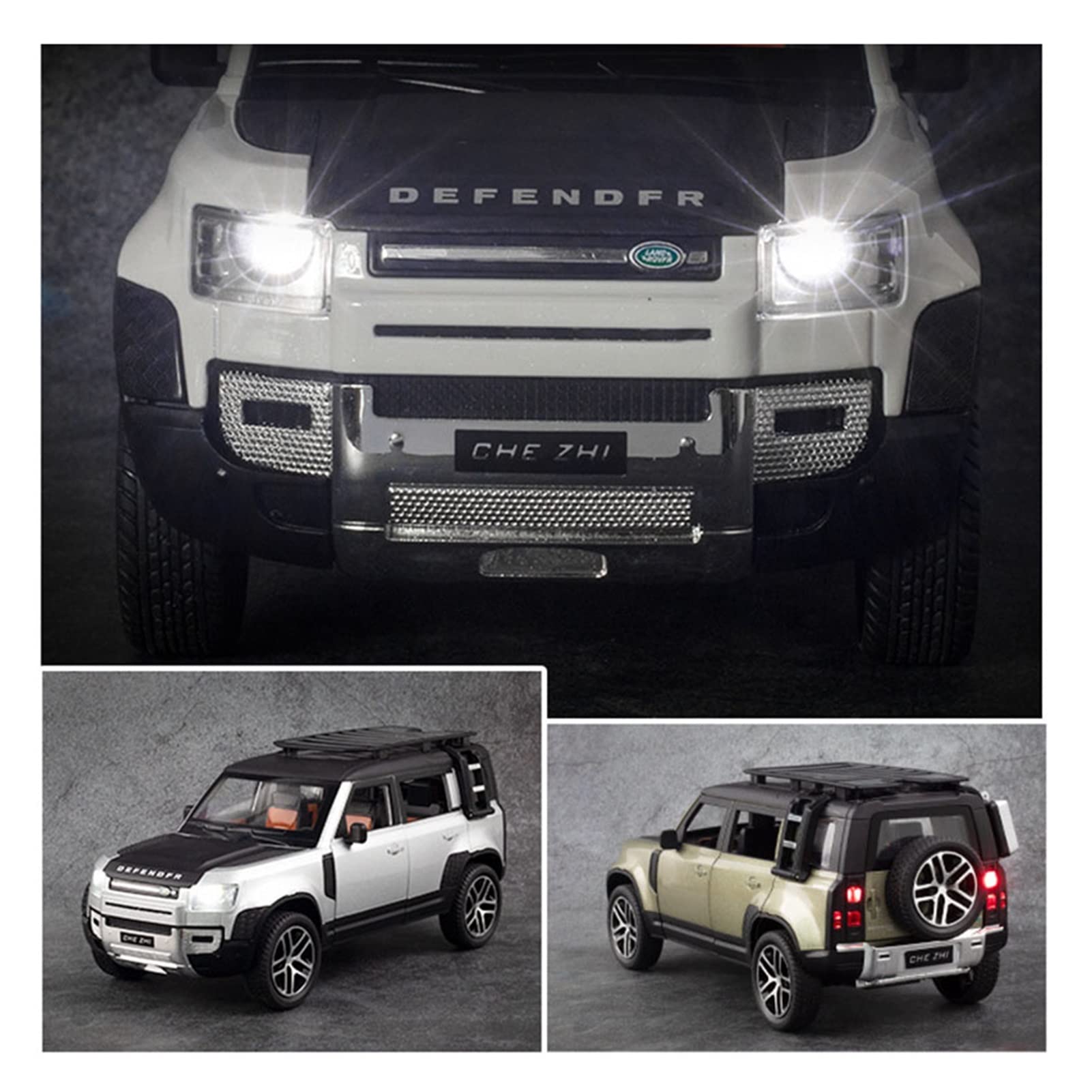 1:24 Scale Die Cast Alloy Land Rover Defender Toy Car Model - Premium Collectible for Kids & Adults | Perfect for Gifts, Display, and Play