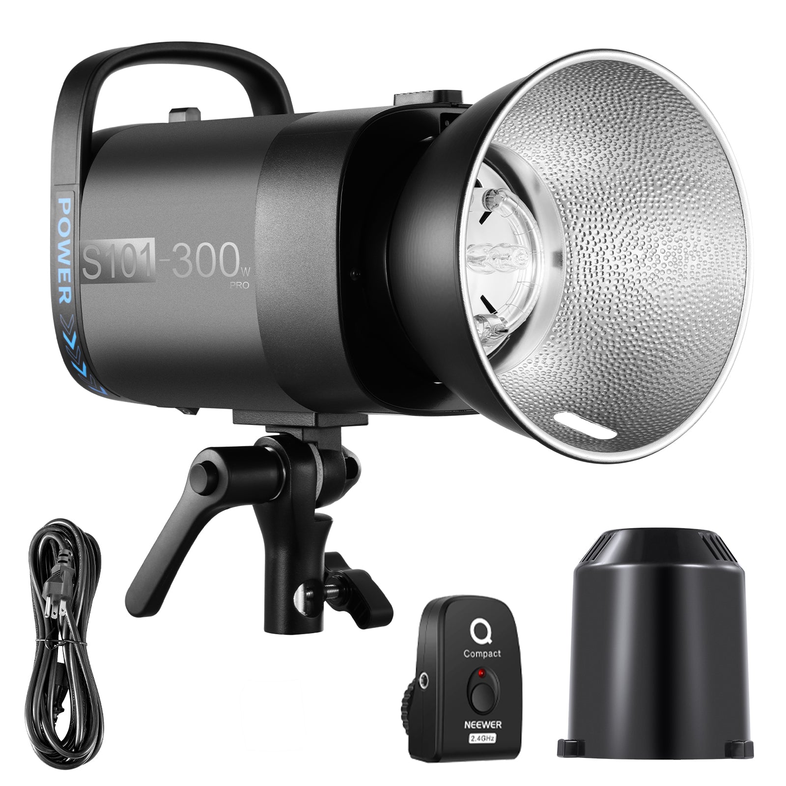 NEEWER S101 300W Professional Studio Strobe Flash Light for Photography, Portrait, and Product Photography - Perfect for Studio, Outdoor, and Event Lighting