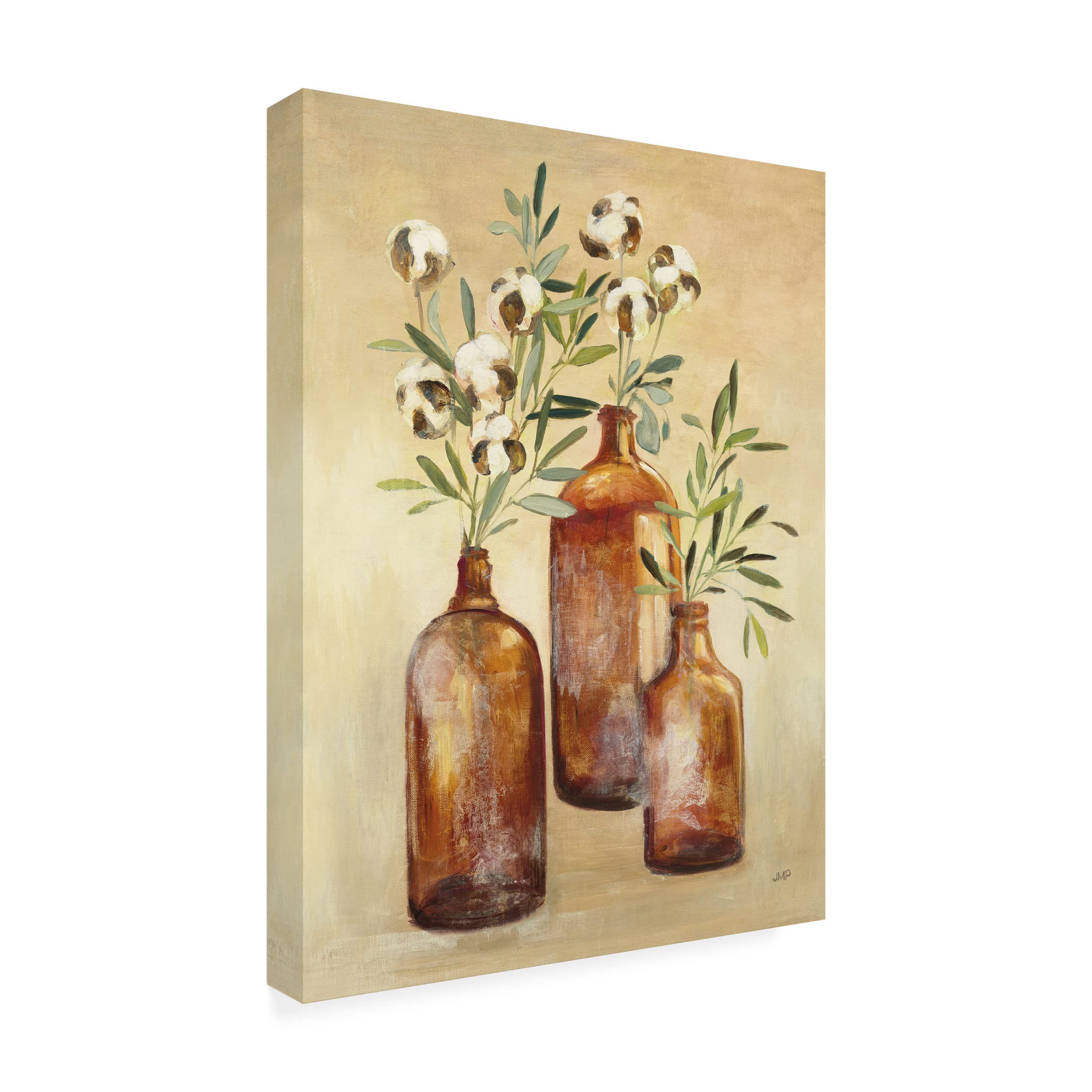 Julia Purinton 'Cotton Still Life III' Canvas Wall Art Print - Modern Home Decor for Living Room, Bedroom & Office