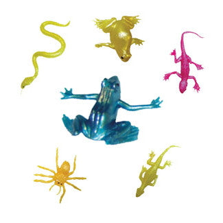 100 Count Bulk Stretchy Pests - Fun Party Favors, Stress Relief Toys & Practical Joke Gags for Halloween, Office Pranks and Kids' Playtime