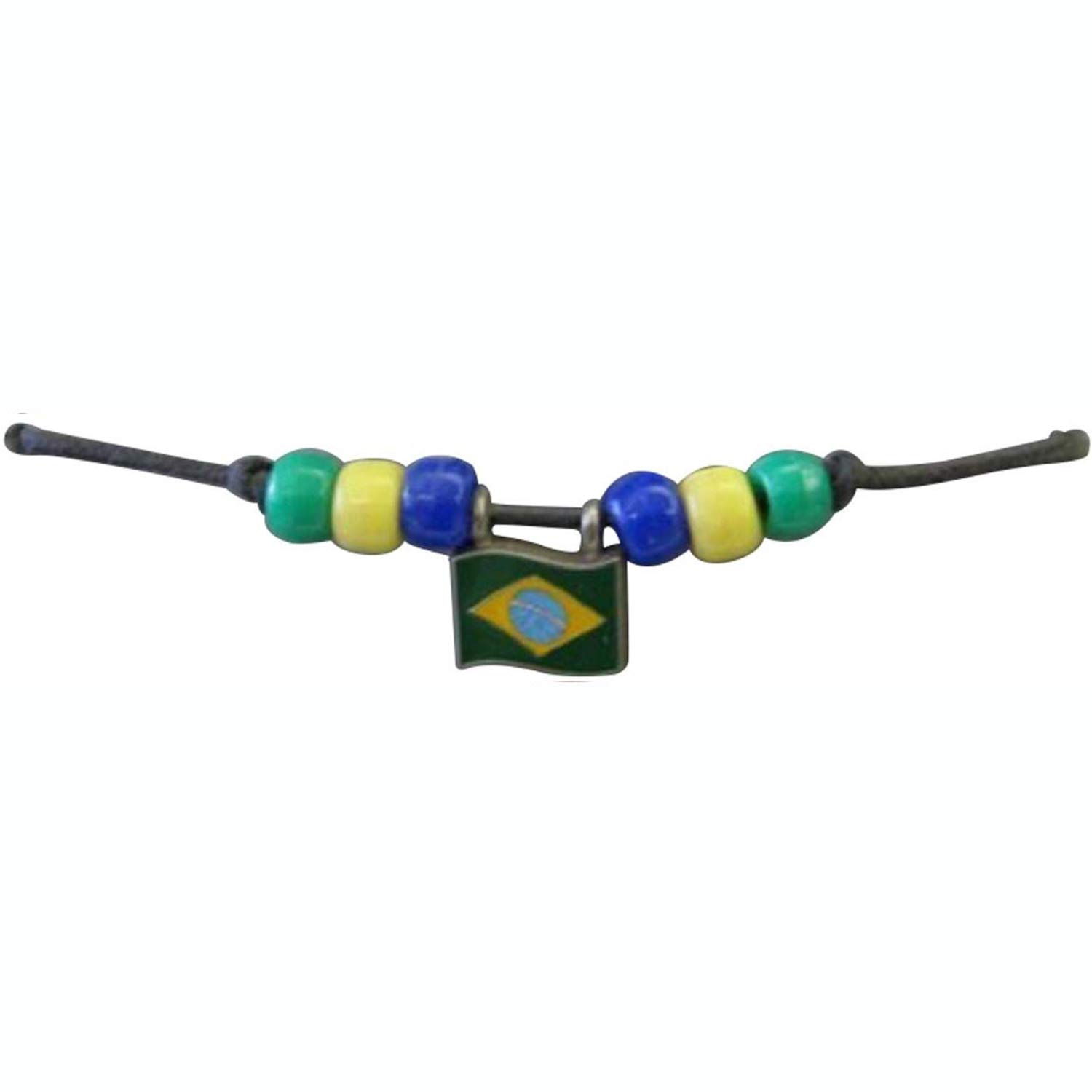 Americas Country Flags Metal Pendant Fan Choker Necklaces - Patriotic Jewelry for Sports Events, Concerts & National Holidays