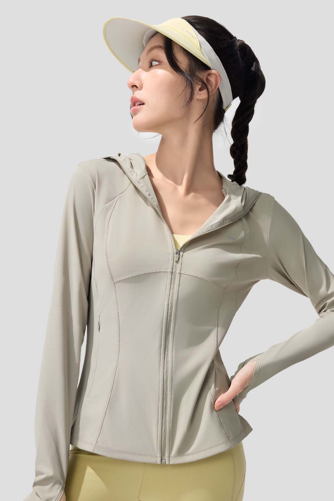 Motion Women's Cooling Quick Dry Sports Jacket UPF100+ Sun Protection - Lightweight Athletic Running Jacket for Outdoor Workouts & Summer Activities
