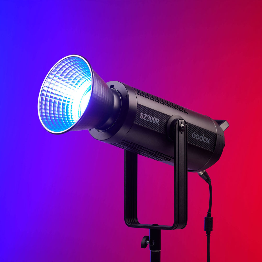 Godox SZ300R 330W Zoom RGB COB LED Spotlight - Professional Studio Lighting for Photography, Videography & Live Streaming - Perfect for YouTube, TikTok, Portrait & Product Shoots