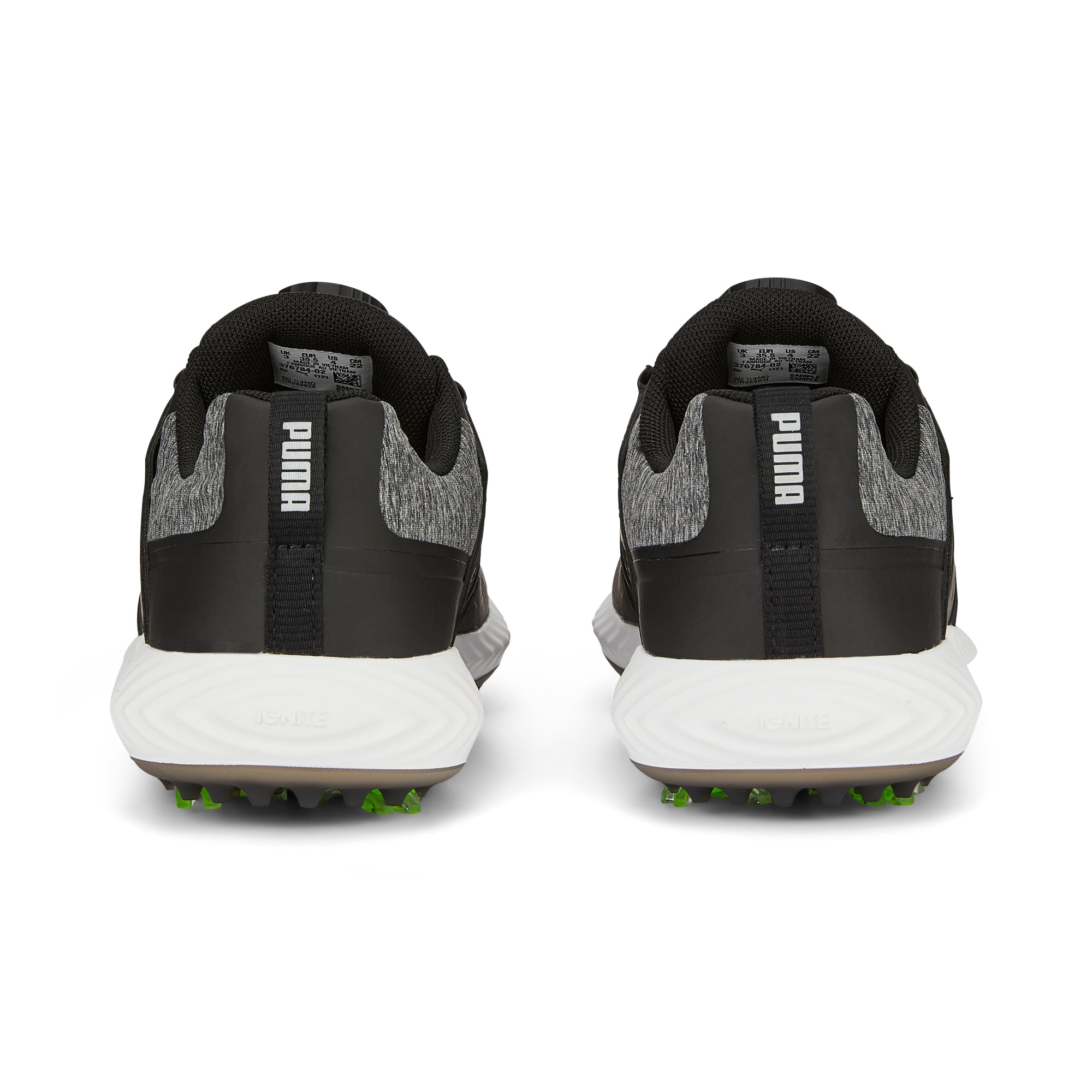 Youth IGNITE PWRCAGE Golf Shoes for Men - Lightweight & Comfortable Spiked Golf Shoes for Enhanced Traction - Perfect for Golf Tournaments & Casual Play