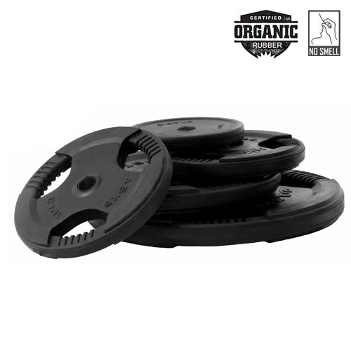 Premium Virgin Rubber Olympic Weight Plates - Durable Gym Equipment for CrossFit, Powerlifting & Home Workouts