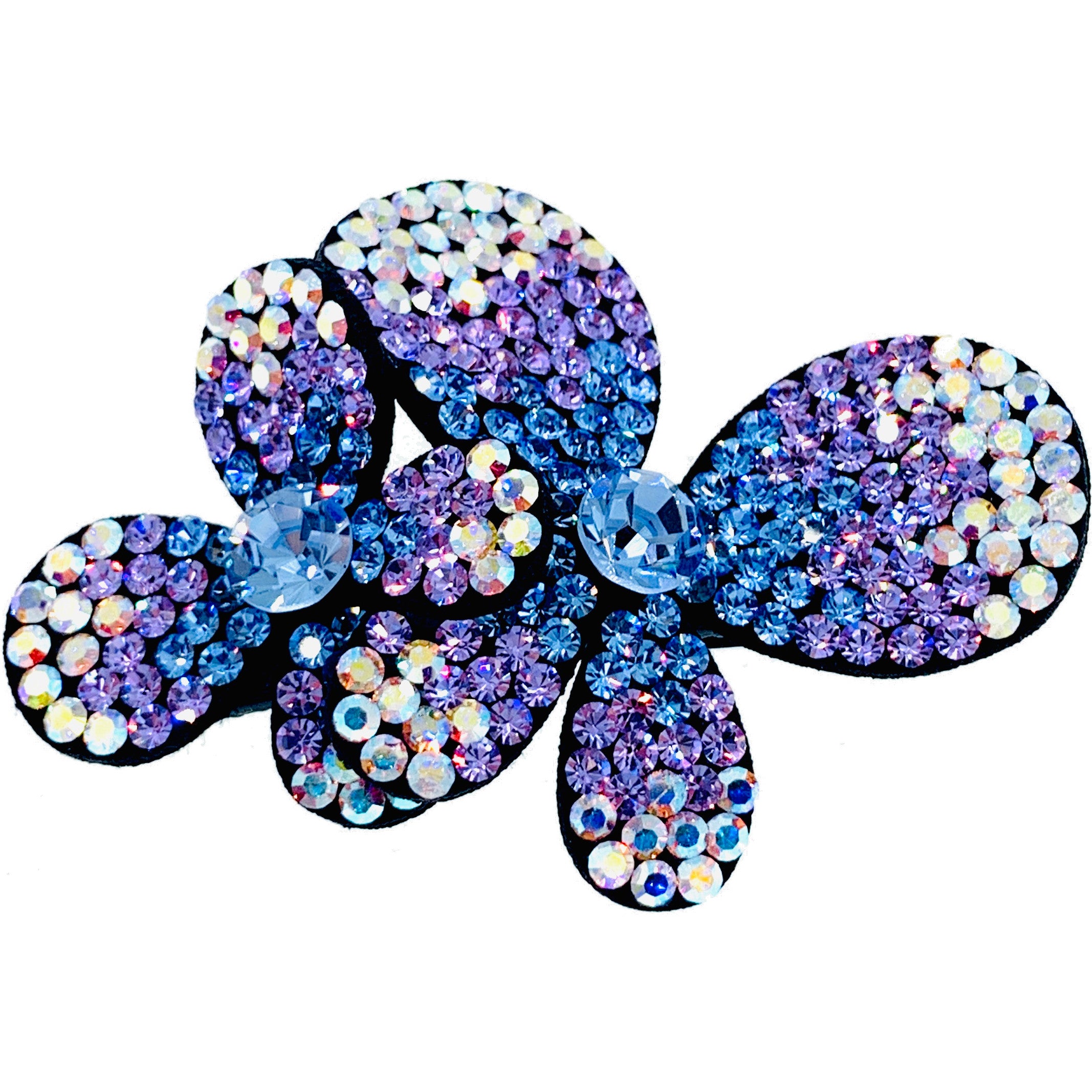 Elegant Laurel Butterfly Hair Clip with Swarovski Crystals - Perfect for Weddings, Parties & Special Occasions
