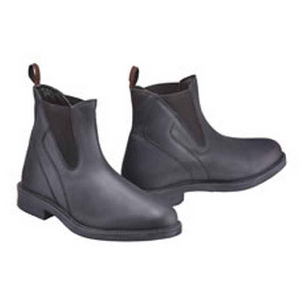 Harry Hall Adults Recife Leather Jodhpur Boots - Black (US Size 9) | Equestrian Riding Boots for Men & Women | Perfect for Horseback Riding, English Riding & Casual Wear