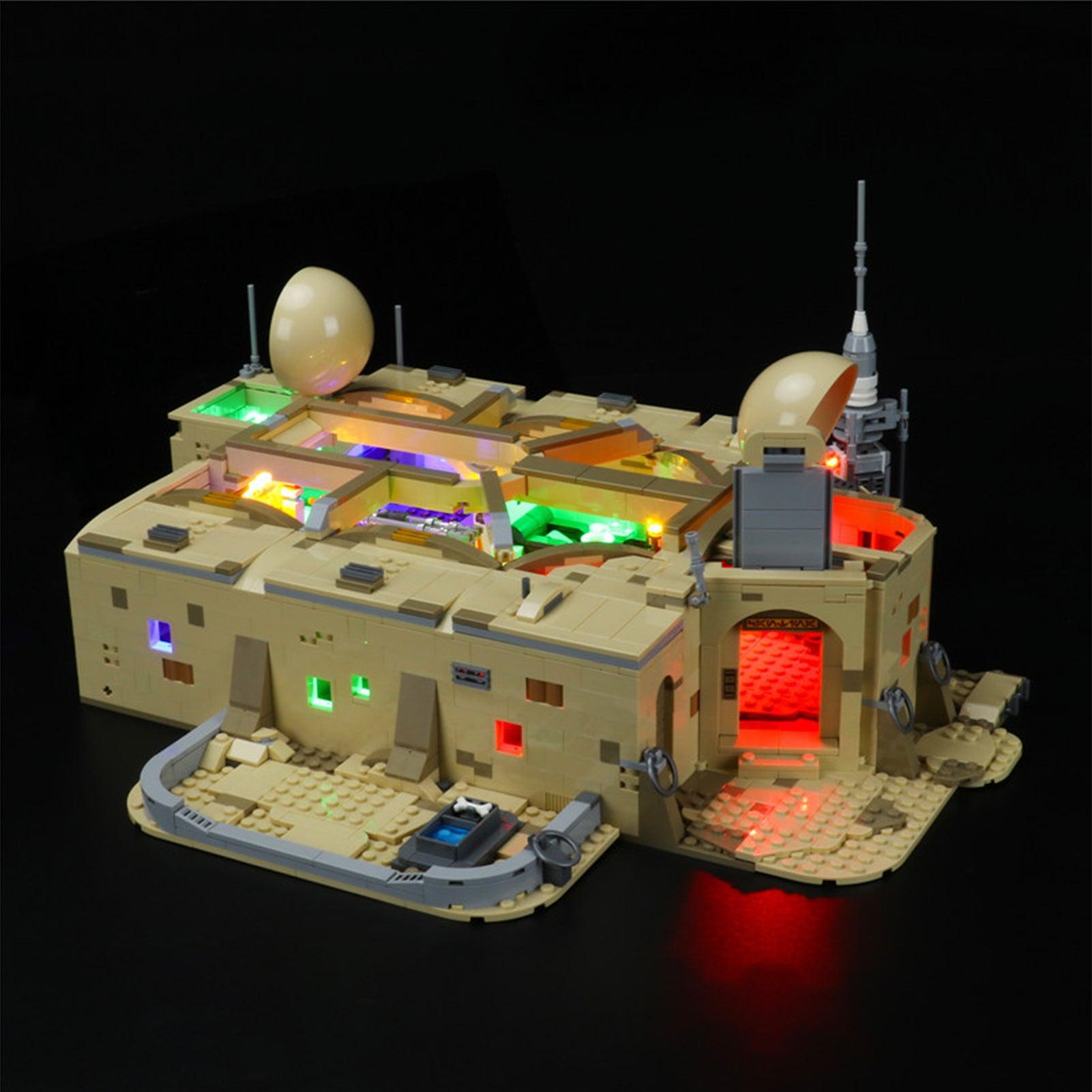 **LEGO Star Wars Mos Eisley Cantina 75290 Light Kit - Enhance Your Model with LED Lighting for Display & Night Scenes**