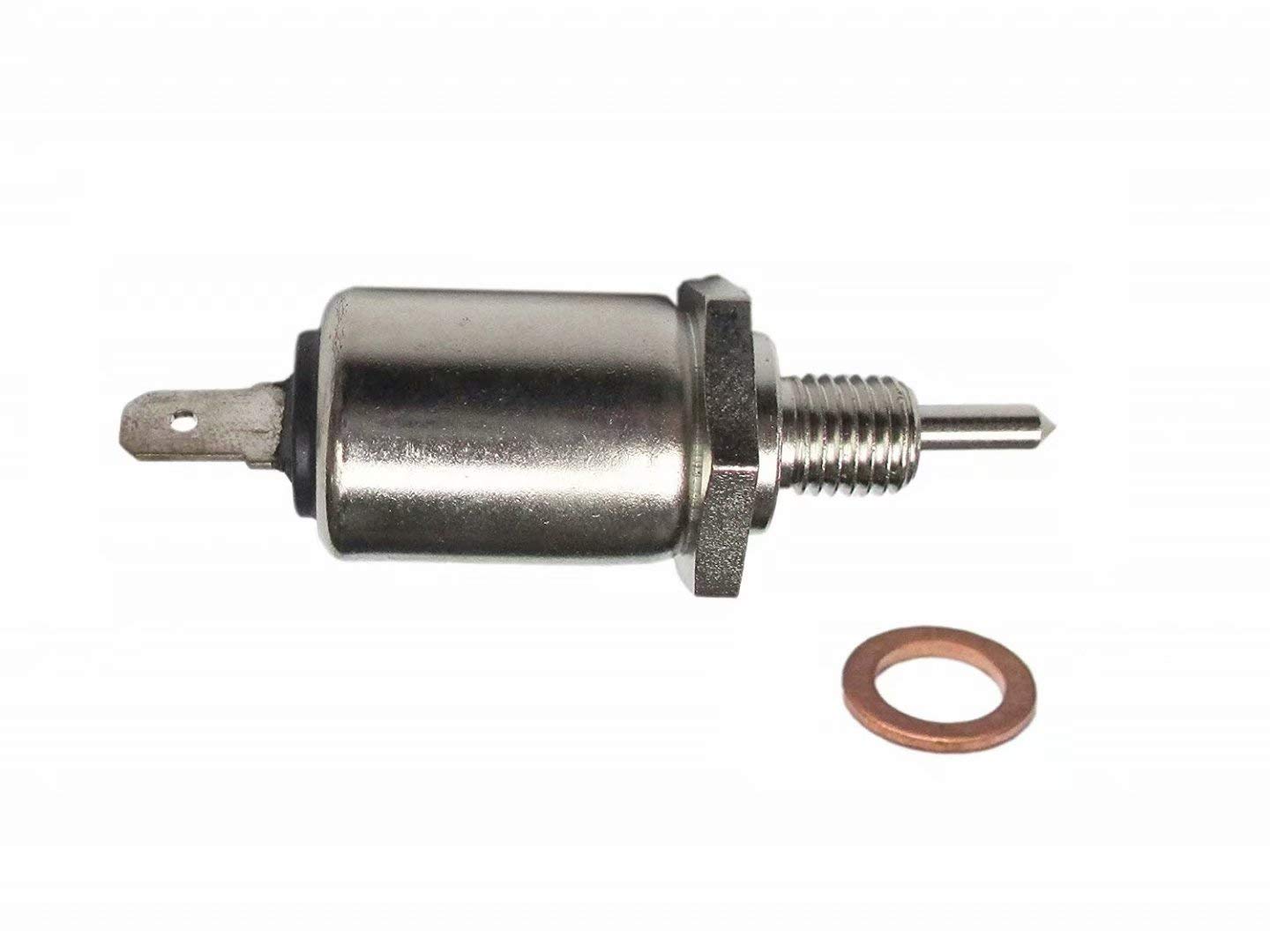 New Shut Off Solenoid for John Deere & Kawasaki Mowers - Replaces 21188-2011 & M138477 X 475 - Perfect for Lawn Tractor & Zero Turn Mower Maintenance