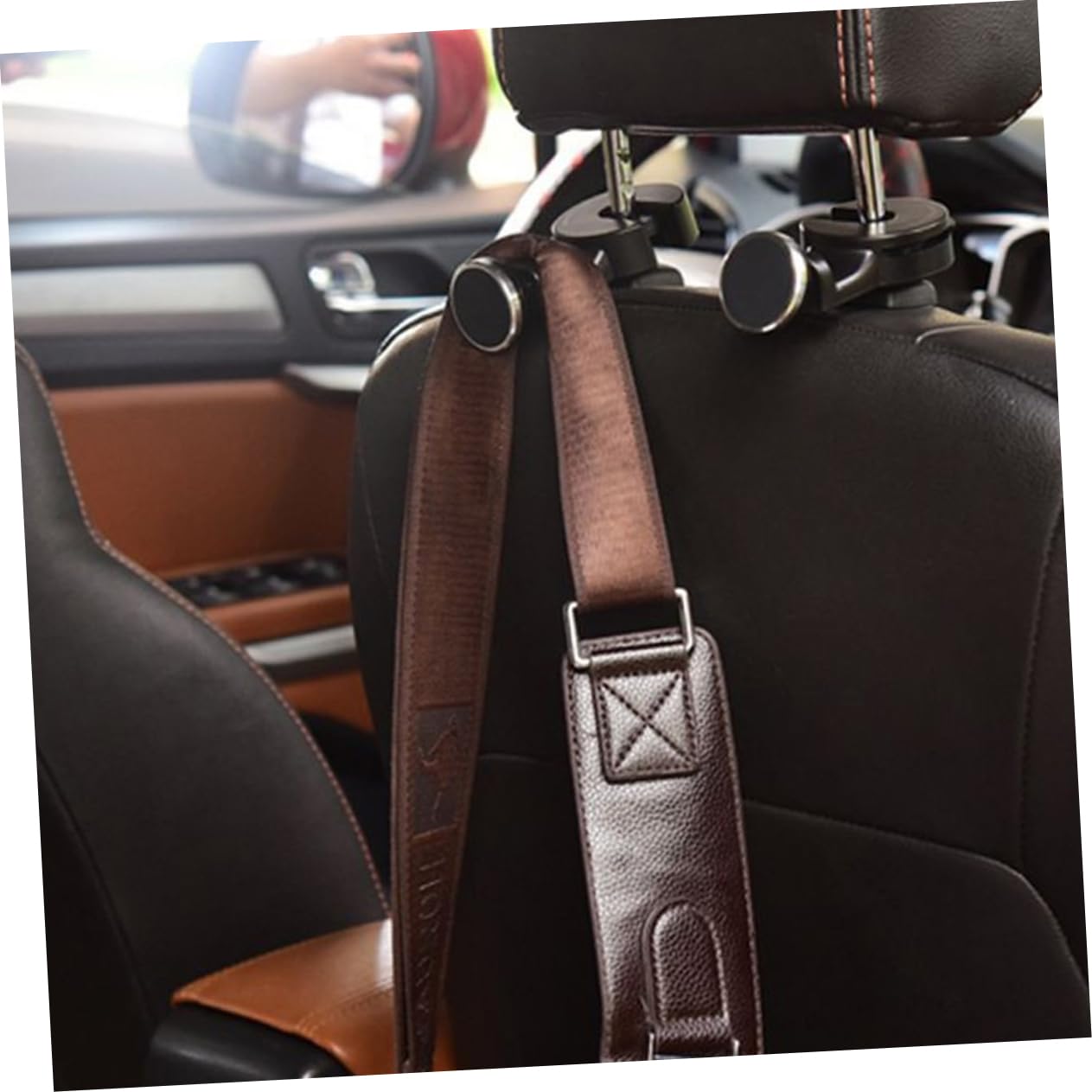 TOYANDONA Magnetic Car Phone Holder for Back Seat - 360° Rotatable Headrest Mount - Universal Cell Phone Stand for Kids & Adults - Perfect for Road Trips & Family Travel
